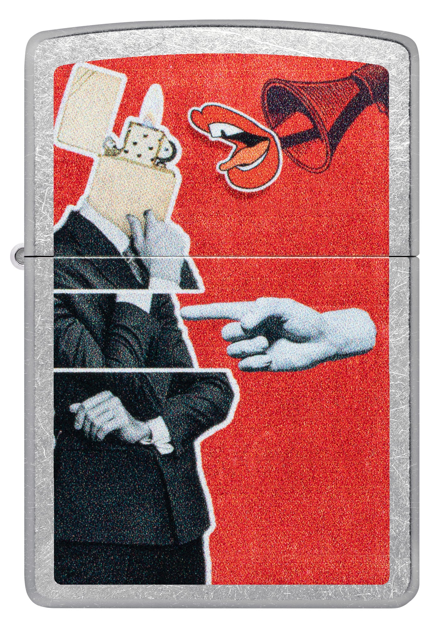 Zippo Collage Design Street Chrome Pocket Lighter