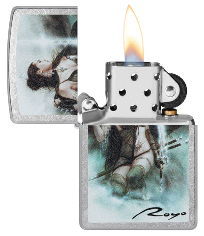 Zippo Luis Royo Street Chrome Pocket Lighter