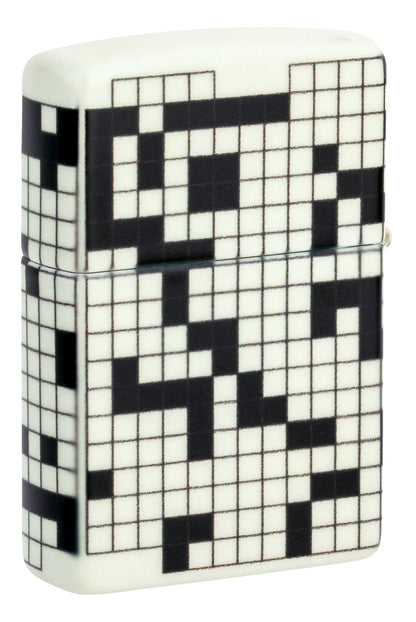 Zippo Crossword Design 540 Color Glow in the Dark Pocket Lighter