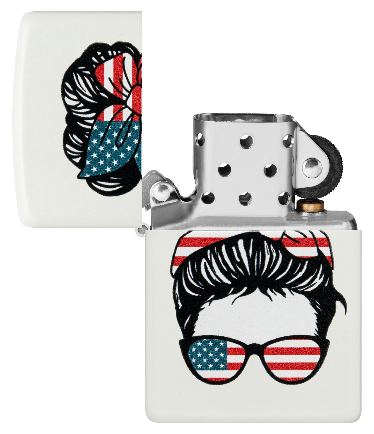 Zippo American Woman Design Pocket Lighter