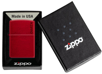 Zippo Classic Candy Apple Zippo Logo Pocket Lighter