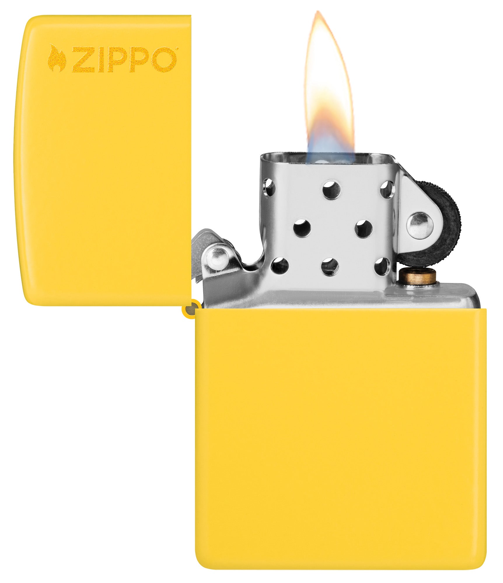 Zippo Classic Sunflower Logo Pocket Lighter