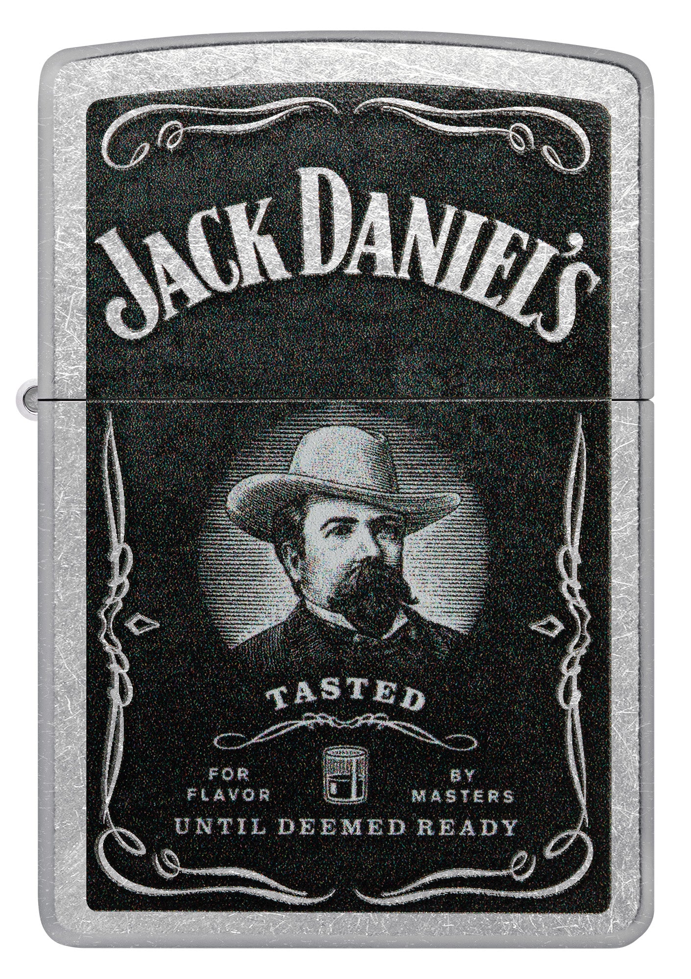 Zippo Jack Daniels Street Chrome Pocket Lighter