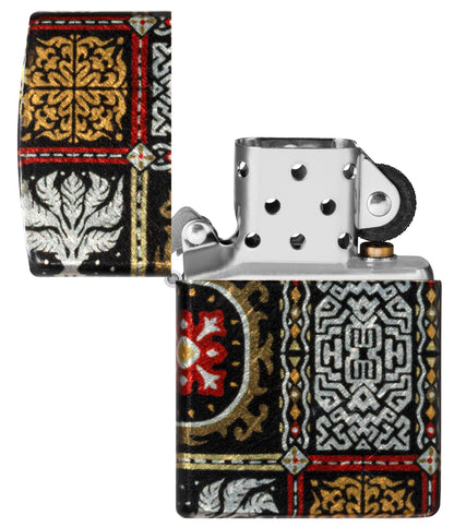 Zippo Tapestry Pattern Design Pocket Lighter