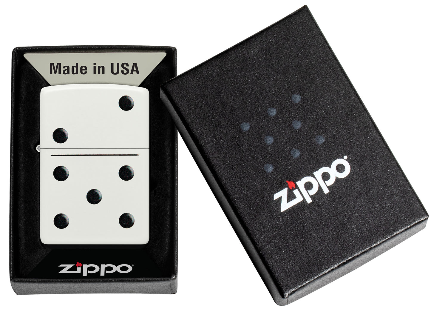 Zippo Domino Design Pocket Lighter
