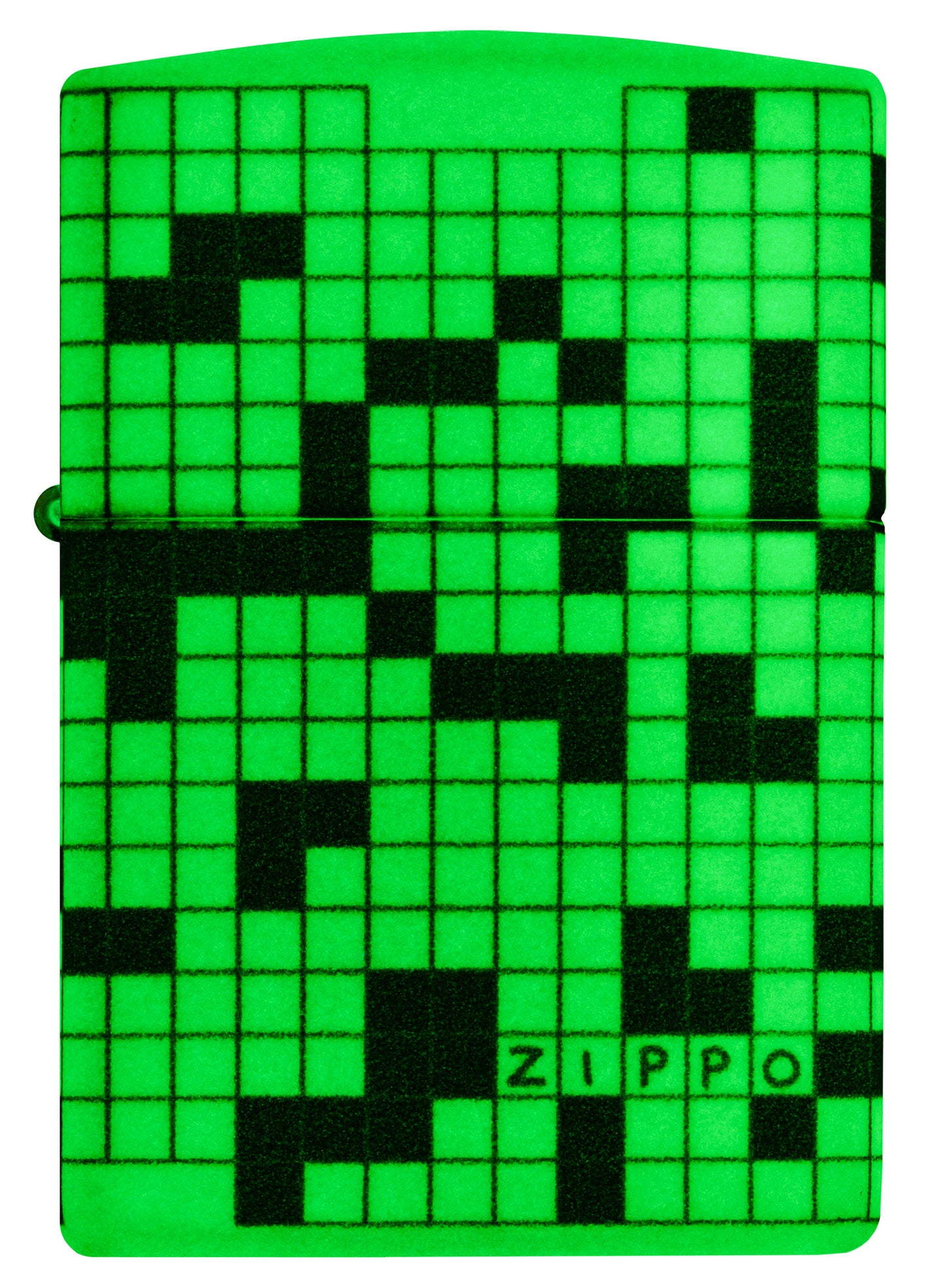 Zippo Crossword Design 540 Color Glow in the Dark Pocket Lighter