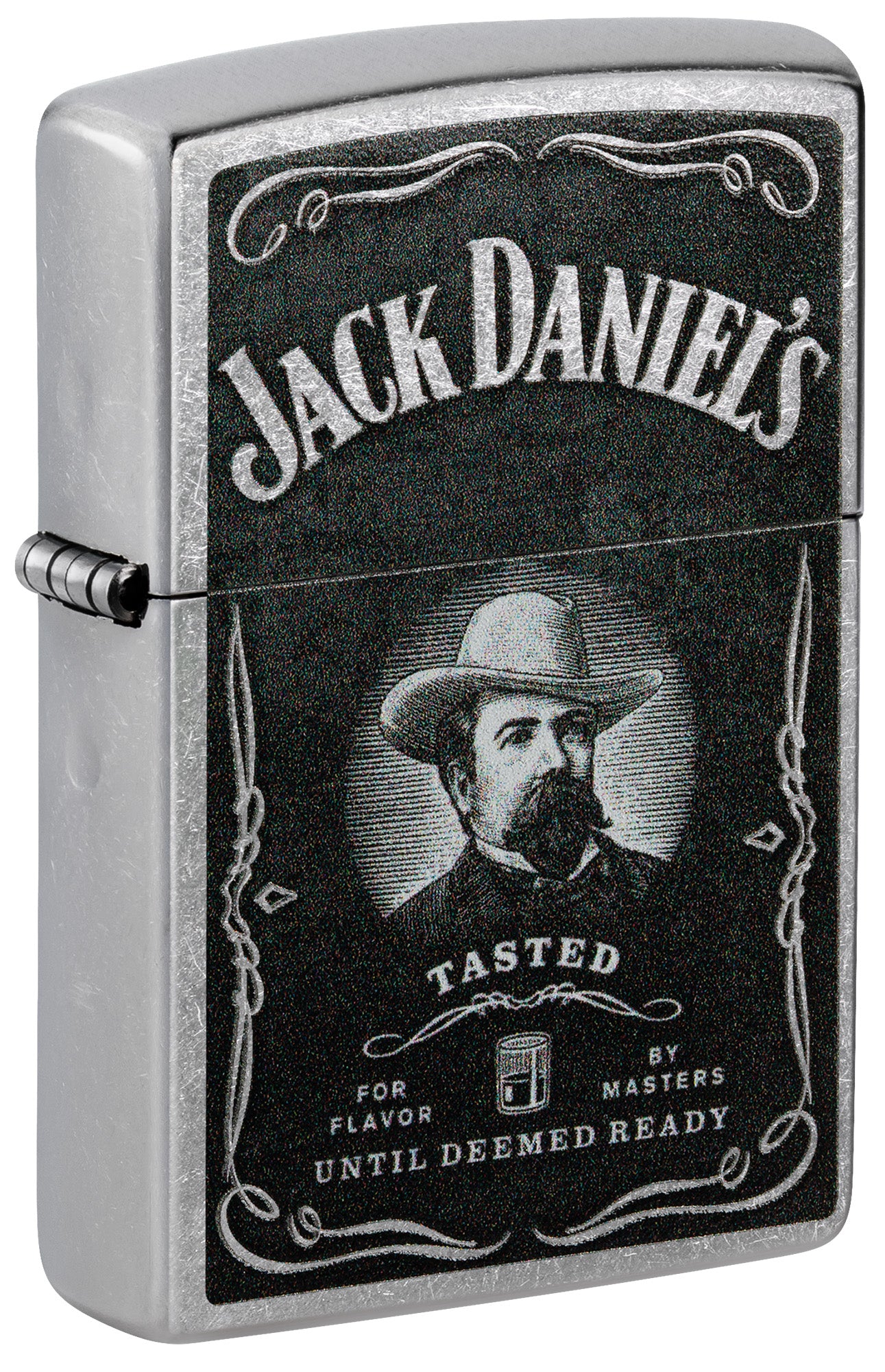 Zippo Jack Daniels Street Chrome Pocket Lighter
