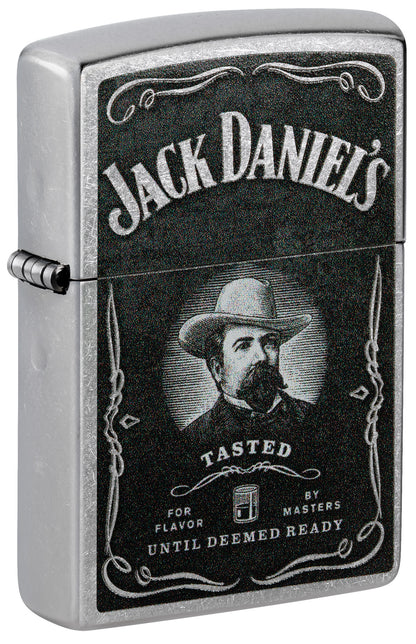 Zippo Jack Daniels Street Chrome Pocket Lighter
