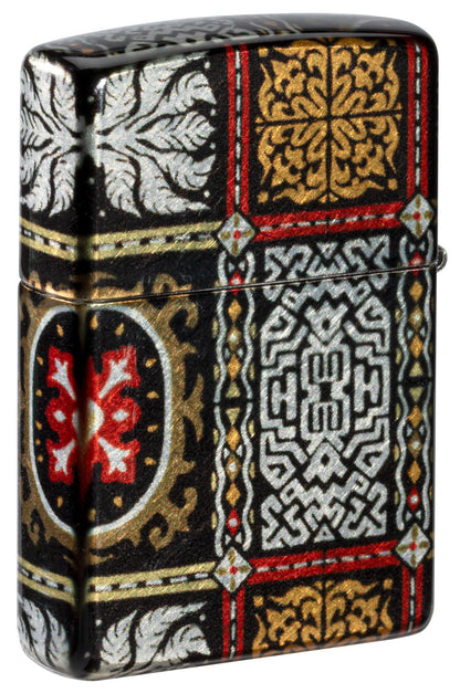 Zippo Tapestry Pattern Design Pocket Lighter