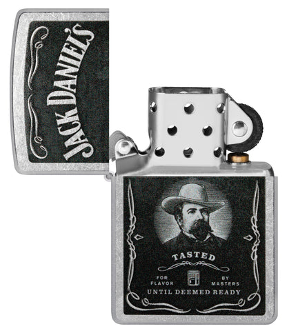 Zippo Jack Daniels Street Chrome Pocket Lighter