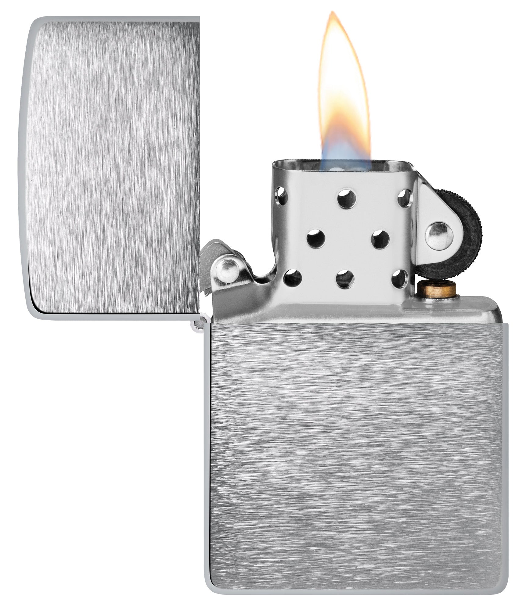 Armor Brushed Chrome Pocket Lighter