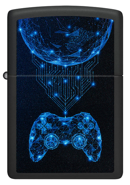 Zippo Gaming Black Matte Pocket Lighter