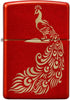 Metallic Red Peacock