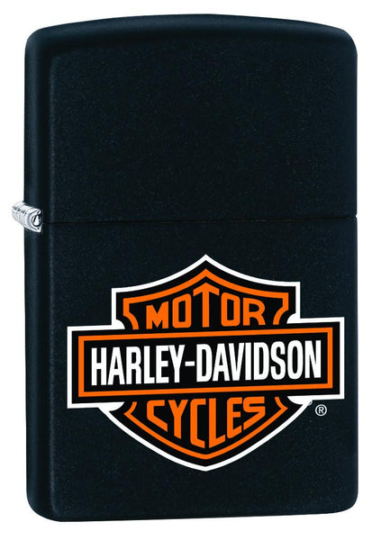 218HD, Harley-Davidson Classic, Color Image, Black Matte, Classic Case