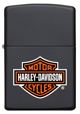 Front of 218HD, Harley-Davidson Classic, Color Image, Black Matte, Classic Case