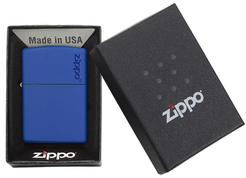 229ZL, Royal Blue Matte with Zippo Logo