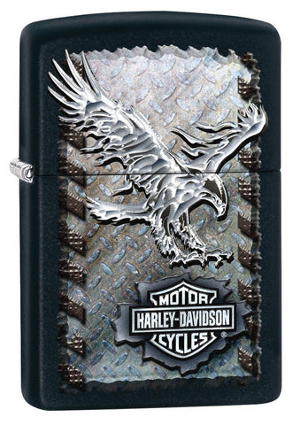 28485, Harley-Davidson Chrome Eagle, Color Image, Black Matte Classic Case