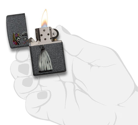 28987, Iron Stone Skeleton Husband and Wife Lighters Set of Two, Color Image, Iron Stone
