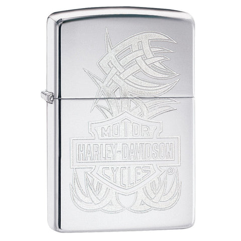 29500, Harley-Davidson Swooping Accents, Lustre, High Polish Chrome, Classic Case