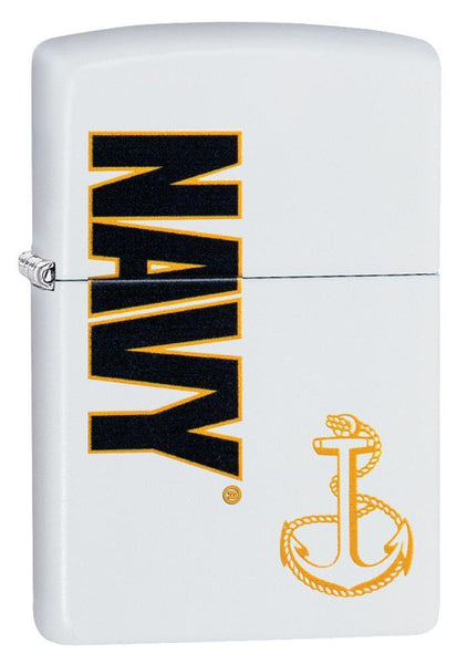 Navy White Matte Lighter