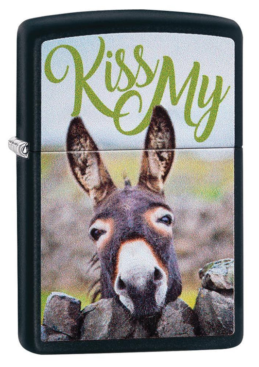 Kiss My Donkey Design Lighter