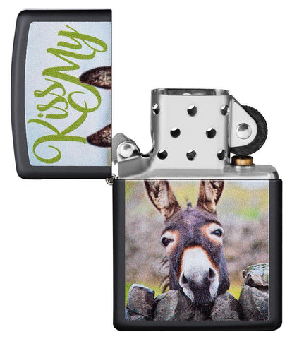 Kiss My Donkey Design Lighter