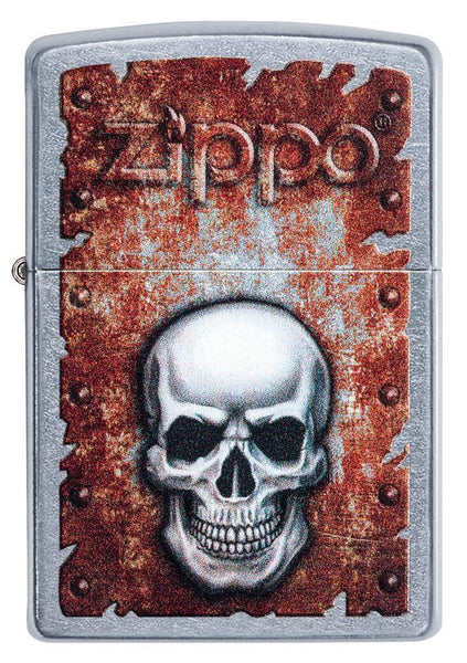 Rusted Skull Design Lighter