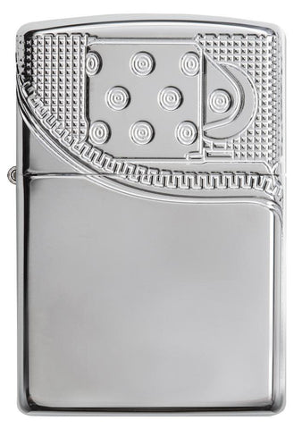 Zippo Zipper Design Windproof Lighter Front View