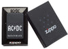 AC/DC® Back In Black windproof lighter in its packaging