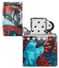 Tristan Eaton 540 Color Windproof Lighter with its lid open and unlit