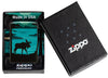 Moose Landscape Design 540 Color Windproof Lighter in its packaging