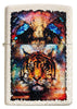 Front of Tiger Design Mercury Glass Windproof Lighter