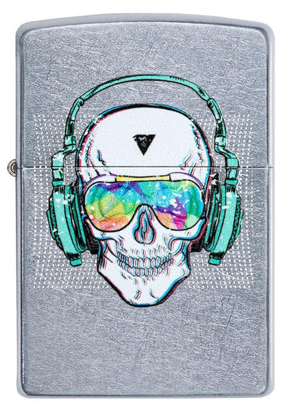 Front shot of Skull Headphone Design Lighter