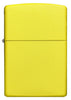 Front shot of Classic Matte Lemon Windproof Lighter