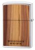Woodchuck USA Cedar Windproof Lighter Back 3/4 View