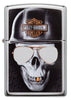 Front view of the Harley-Davidson Satin Chrome Lighter