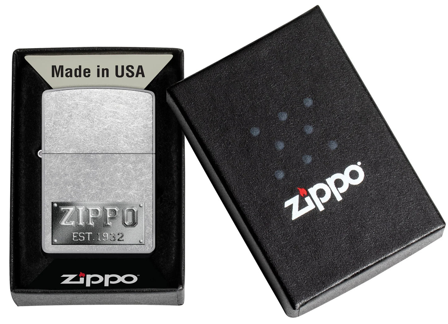 Zippo Design Windproof Lighter in its packaging.