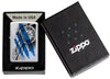 Zippo Trash Polka Tattoo Compass Design Windproof Lighter in its packaging.