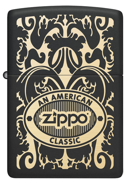 Front view of Zippo American Classic Windproof Lighter.