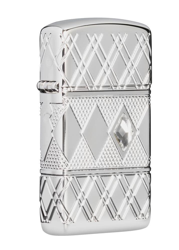 Diamond Pattern Design Zippo Windproof Pocket Lighter | Bhawar Sales
