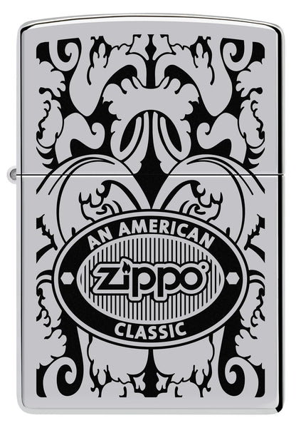 Front view of Zippo American Classic Windproof Lighter.