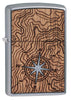 Front view of the WOODCHUCK USA Compass Lighter, shot at a 3/4 catalog angle