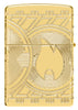 Back view of Currency Design Armor® High Polish Gold Windproof Lighter.