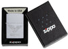 Zippo Landing Eagle Design Windproof Pocket Lighter in its packaging.