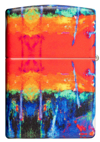 Back view of Drippy Z Design 540 Color Windproof Lighter.