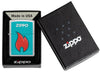 Zippo Flame Design Windproof Lighter in its packaging.