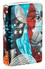 Back shot of Tristan Eaton 540 Color Windproof Lighter standing at a 3/4 angle