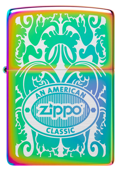 Front view of Zippo American Classic Windproof Lighter.