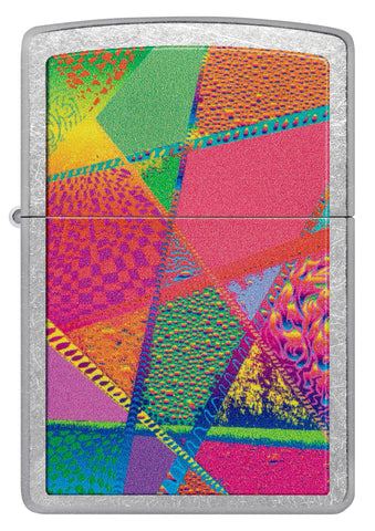 Front view of Zippo Retro Pattern Design Windproof Lighter.