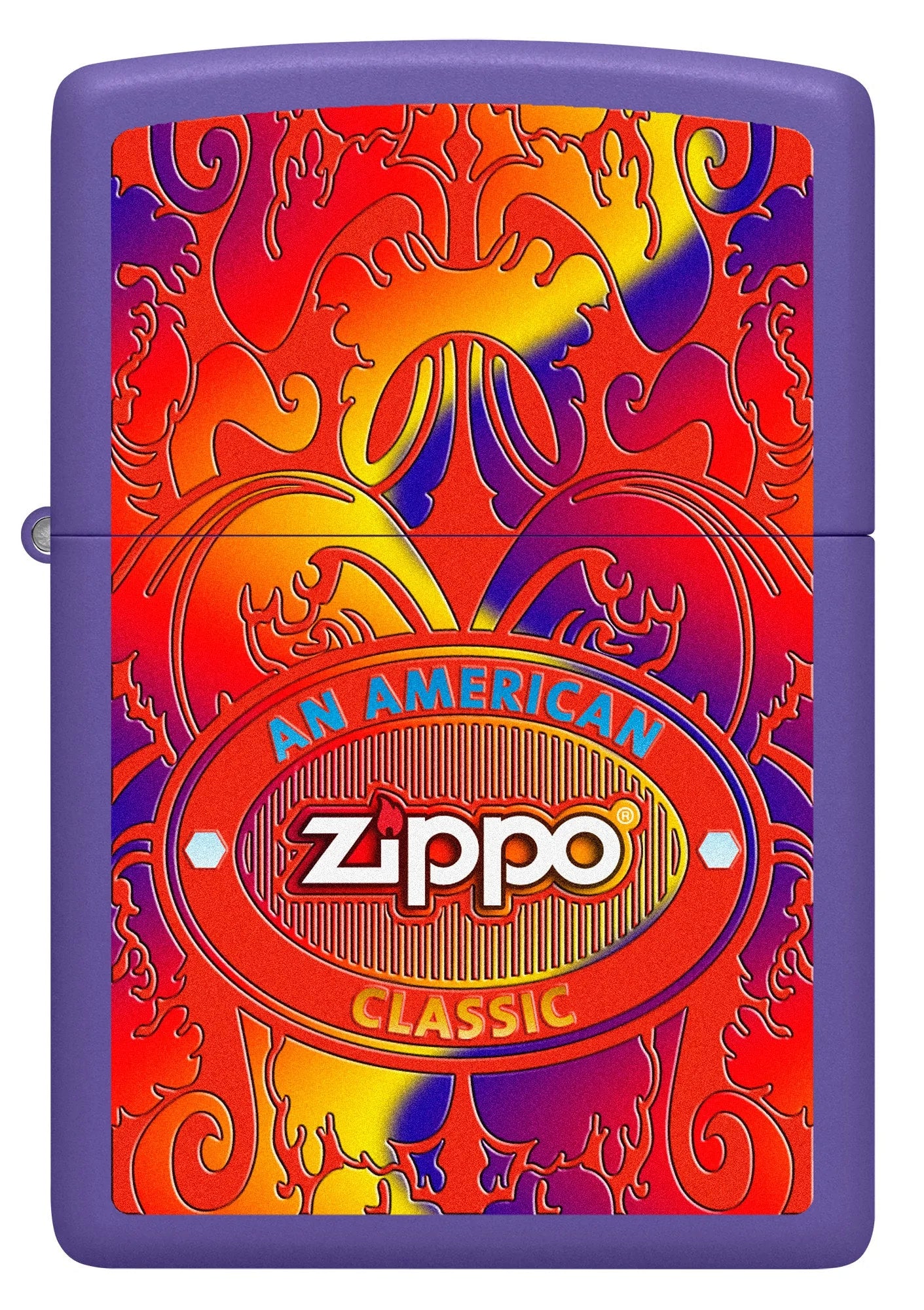 Front view of Zippo American Classic Windproof Lighter.